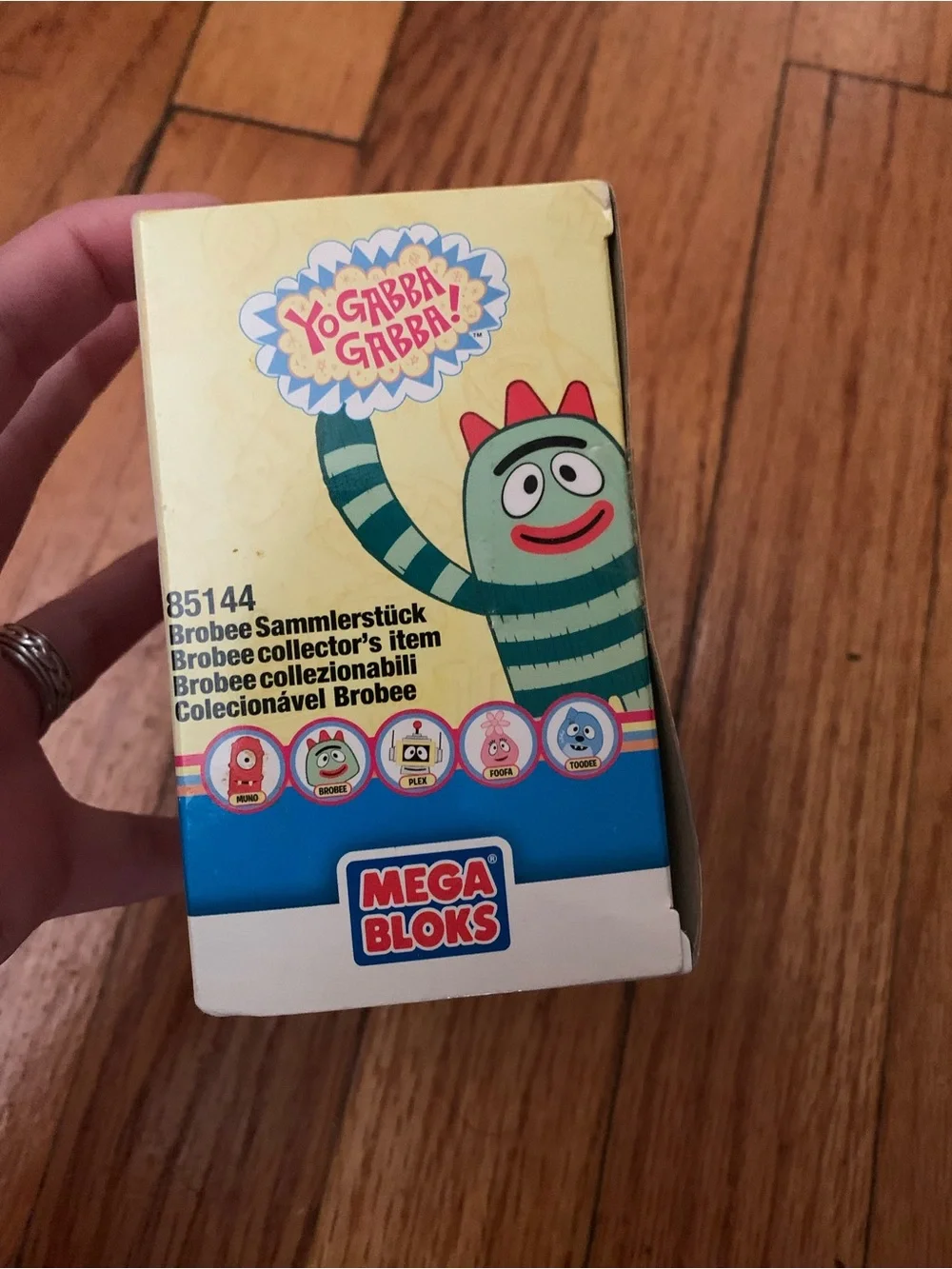 Yo Gabba Gabba Brobee Mega Bloks  #85144 Collectible Set *Open Box RARE!